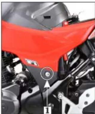 HERO Xtreme 160R (2022) - बैटरी निकालना - 1