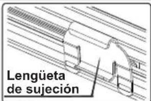 Lengüeta de sujeción