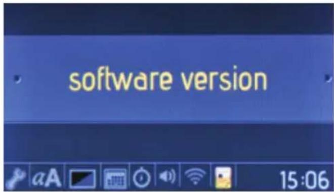software version 15:06