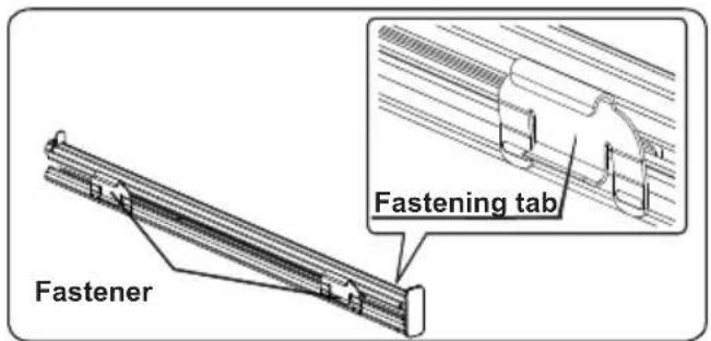 Fastener Fastening tab