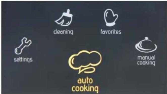 cleaning favorites settings manual cooking auto cooking
