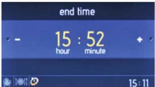 end time 15 : 52 hour minute + 15:11