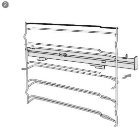 Technical line drawing of a mechanical frame or enclosure with no visible text or symbols