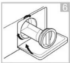Diagram of a mechanical component with rotational arrows indicating movement (no text or symbols)