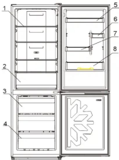 Scandomestic SKF 331 W - BCD-318W - 1