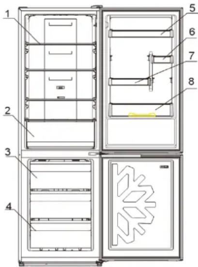 Scandomestic SKF 331 W - BCD-318W - 1