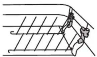 Scandomestic SFO 101 W - Foldning af rackhylderne - 1