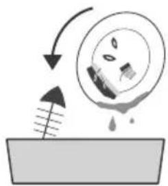 Scandomestic SFO 101 W - Remove the larger residue - 1