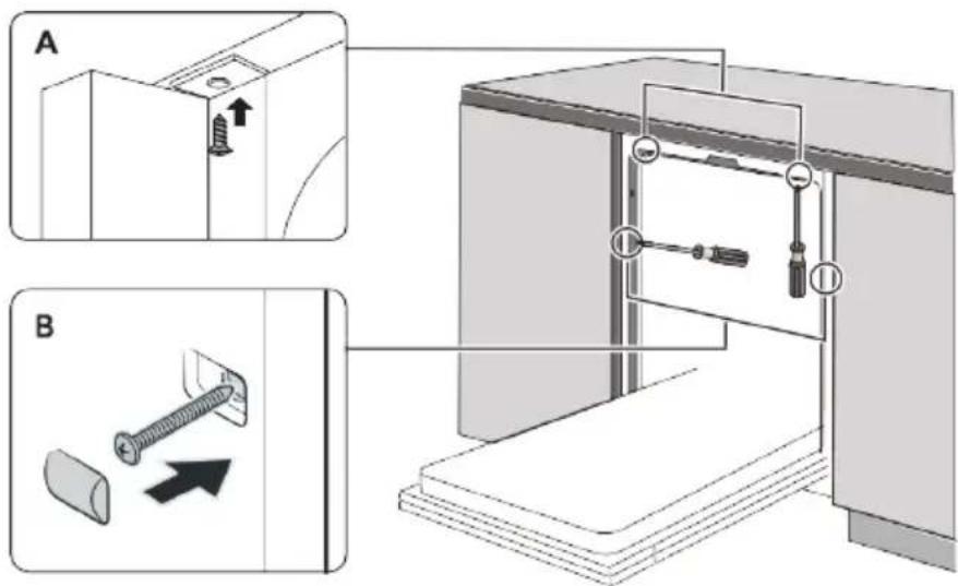 Scandomestic SFO 4102 W - Se de angivna installationsstegen i installationsritningarna. - 1