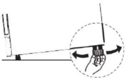 Scandomestic SFO 3806 W - Jævning af apparatets placering - 1