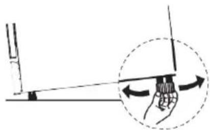 Scandomestic SFO 3802 W - Levelling the appliance - 1