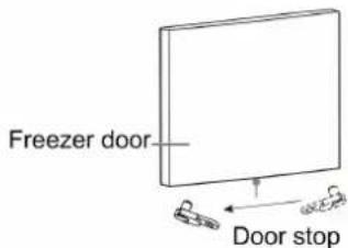 Freezer door Door stop