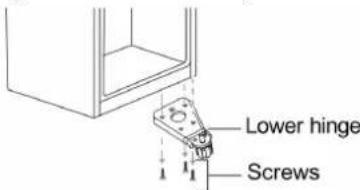 Lower hinge Screws