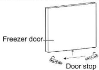 Freezer door Door stop