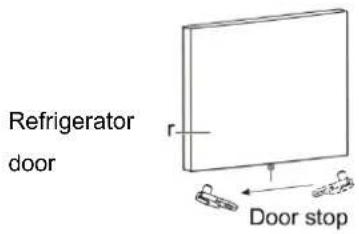 Refrigerator door Door stop