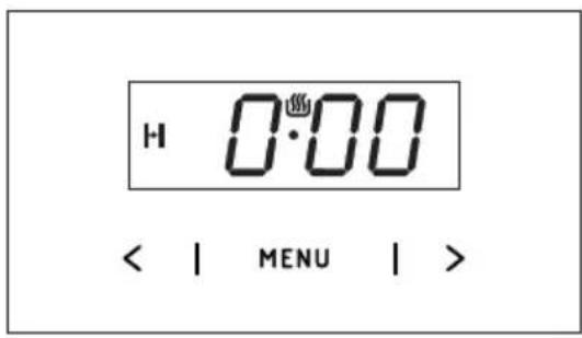 H 0:00 < | MENU | >