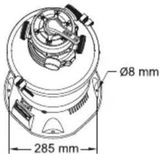 Ø8 mm 285 mm