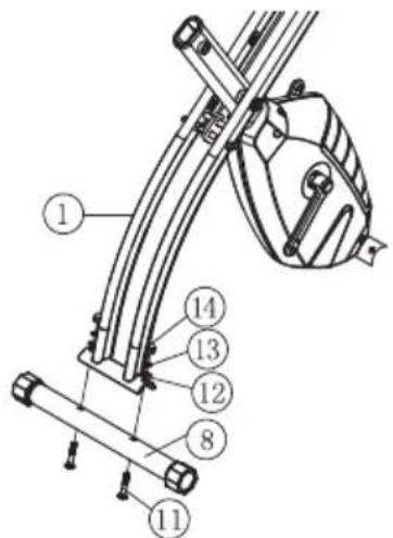 Biltema 14-5271 - Takajalan asentaminen - 1