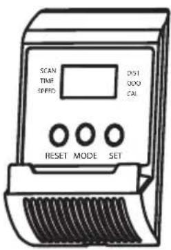 SCAN TIME SPEED RESET MODE SET DST GDO CAL