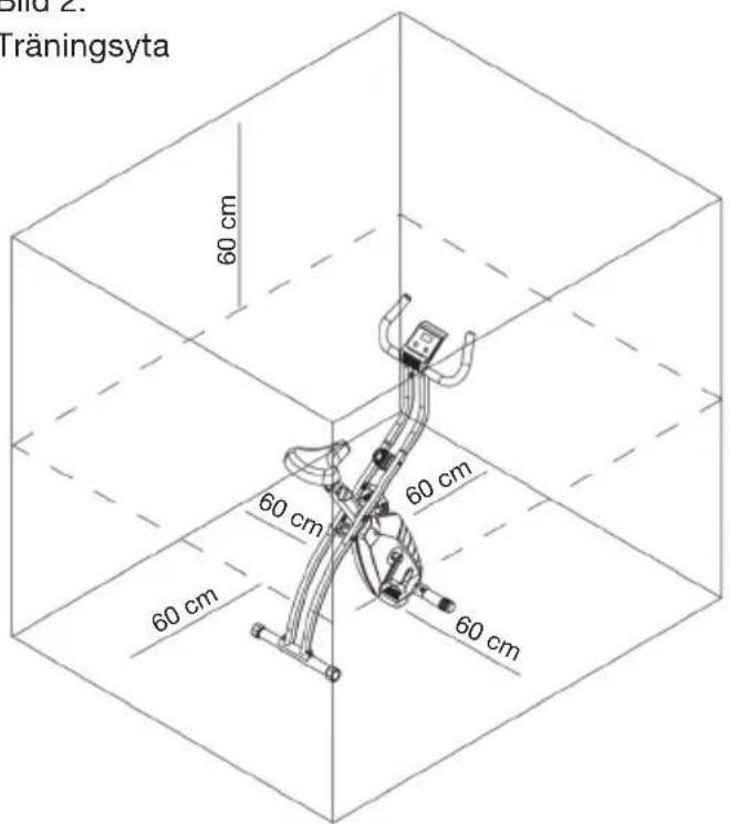 Träningsyta 60 cm 60 cm 60 cm 60 cm 60 cm