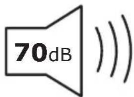 70dB