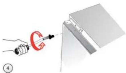Scandomestic SKB 182 W - Changing the door direction - 7