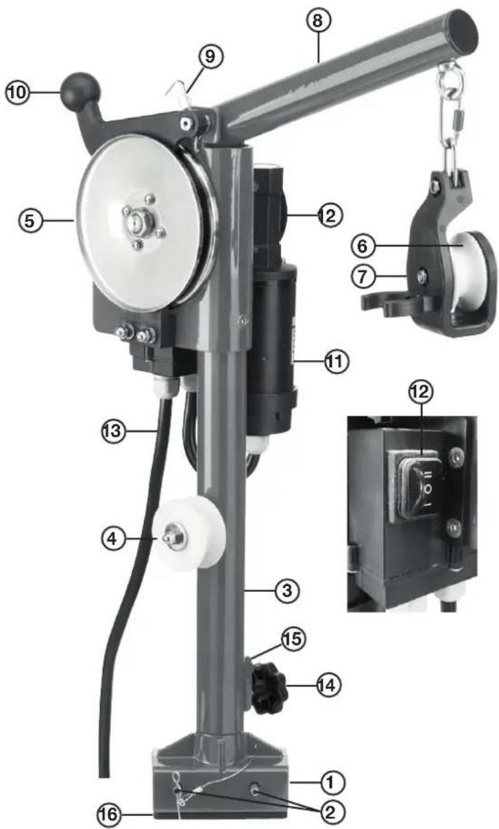 Biltema 40-035 - TUOTTEEN OSAT - 1