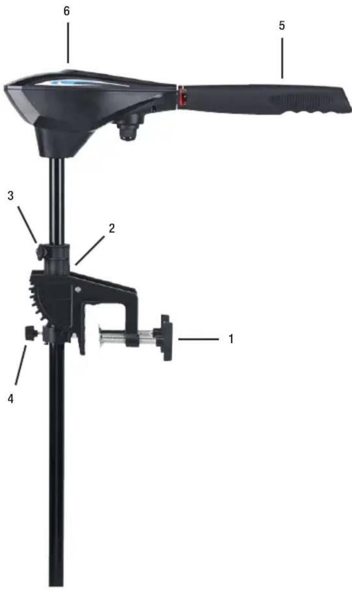 Biltema 25-2302 - ELEKTRISK UTENBORDSMOTOR - 1