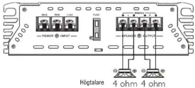 Högtalare 4 ohm 4 ohm