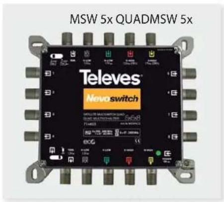 MSW 5x QUADMSW 5x Televes® Neov switch