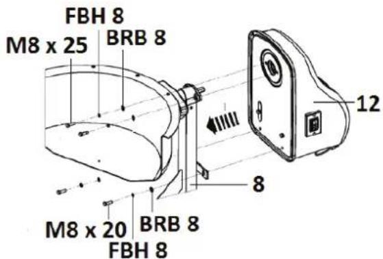 FBH 8 M8 x 25 BRB 8 12 M8 x 20 BRB 8 FBH 8 8