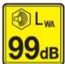 Biltema CM 126 - Symboler på betongblandaren. - 4