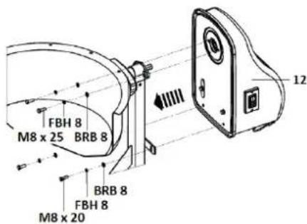 FBH 8 M8 x 25 BRB 8 BRB 8 FBH 8 M8 x 20 12