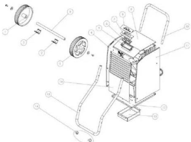 Heylo DT 860 - Liste der Verschleiß- und Ersatzteile - 1