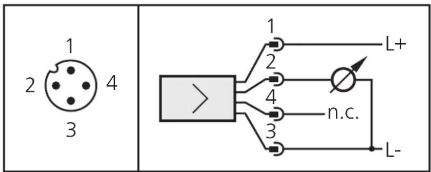 1 2 4 3 1 2 4 3 L+ n.c. L- L-