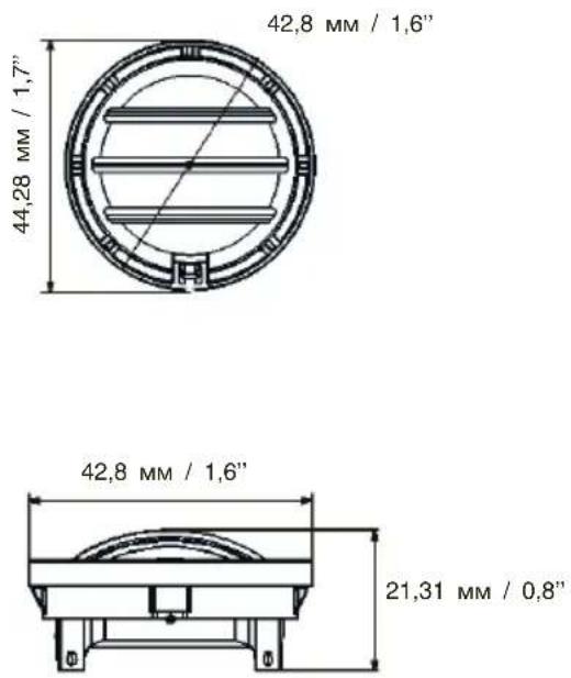 42,8 MM / 1,6" 44,28 MM / 1,7" 42,8 MM / 1,6" 21,31 MM / 0,8"