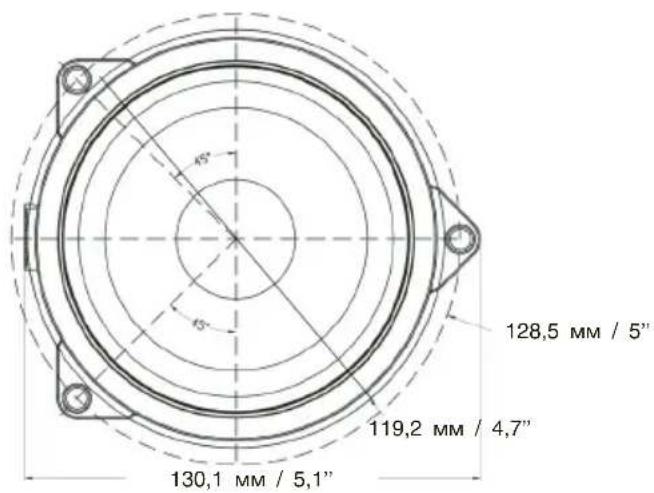 128,5 MM / 5" 119,2 MM / 4,7" 130,1 MM / 5,1"