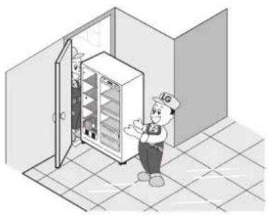 LG GW-L207FVQV - Flytning af kombiskabet - 1
