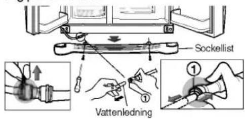 Sockellist Vattenledning