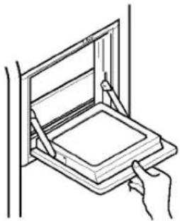 LG GC-P207TTJK - Öppna förfriskningsluckan. - 1