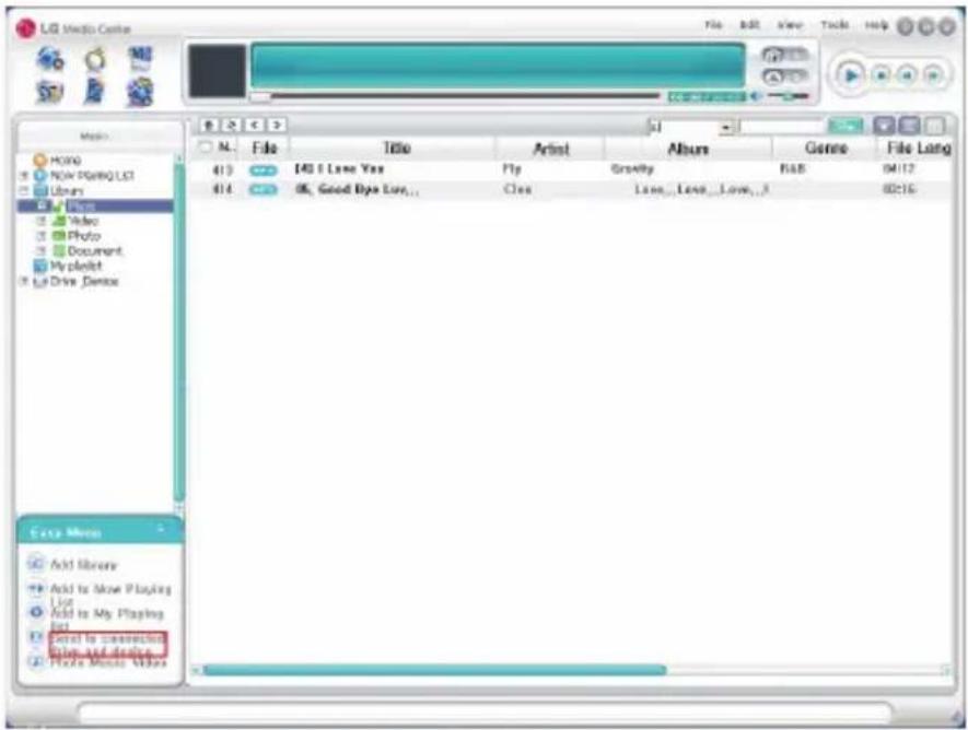 LG MF-JM53E8K - Brug af LG Media Center (MTP-funktion) - 1