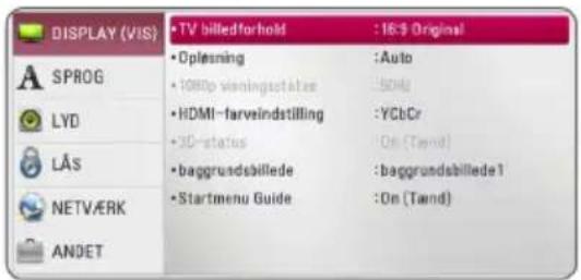 LG BH6620SN - Justering af Indstillinger - 3