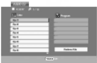 File Program Up-1 Up-2 Up-3 Up-4 Up-5 Up-6 Up-7 Up-8 End-File Recovery