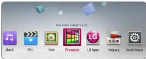 Nyd online indhold tra LG. Musk Film Foto Premium LG Apps Indgang Indstillinger
