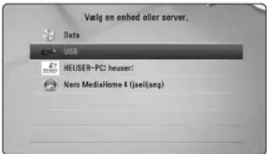 Vælg en enhed eller server. Data USB HEUSER-PC: heuser: Nero MediaHome 4 (jaeiljang)