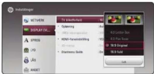 LG BP440N - Justering af Indstillinger - 4