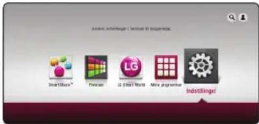 LG BP440N - Justering af Indstillinger - 1