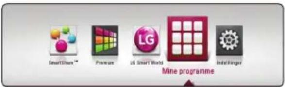 LG BP440N - Brugen af My Apps- menuen - 1
