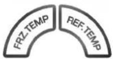 LG GR-429QVQA - Display-panel til temperaturkontrol - 7
