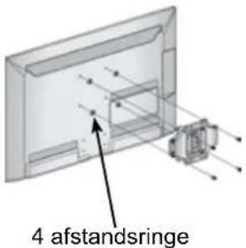 4 afstandsringe